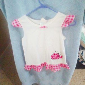 bunz kids white dress size 6 (for fun in the sun)